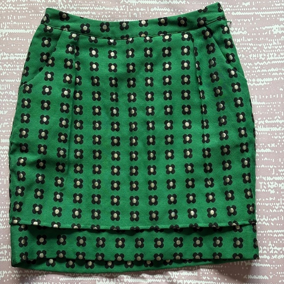 Green Pencil Skirt sz S - Picture 1 of 5
